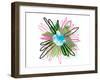 Pink Splash Flower-Elle Stewart-Framed Art Print