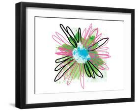 Pink Splash Flower-Elle Stewart-Framed Art Print