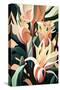 Pink Spotted Lily-Lea Faucher-Stretched Canvas
