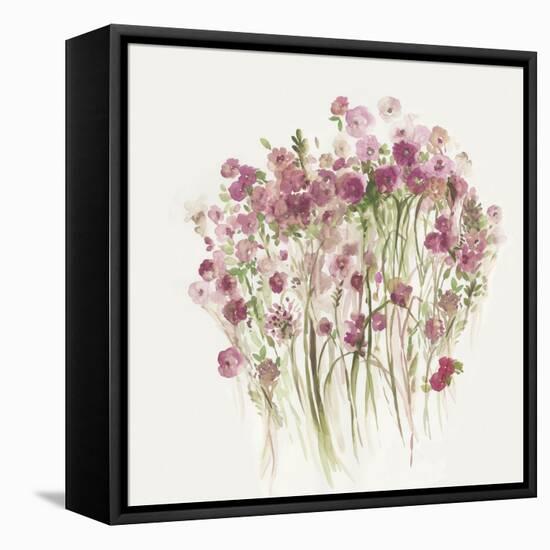 Pink Spring Garden-Asia Jensen-Framed Stretched Canvas
