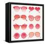 Pink Sunglasses-Cat Coquillette-Framed Stretched Canvas