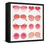 Pink Sunglasses-Cat Coquillette-Framed Stretched Canvas