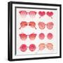 Pink Sunglasses-Cat Coquillette-Framed Art Print