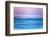 Pink Sunrise Morning Light and San Francisco in Fog Cityscape Urban-Vincent James-Framed Photographic Print