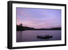 Pink Sunset Adirondacks-Erik Richards-Framed Art Print