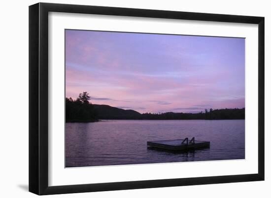 Pink Sunset Adirondacks-Erik Richards-Framed Art Print