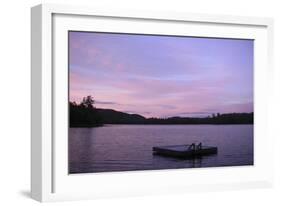 Pink Sunset Adirondacks-Erik Richards-Framed Art Print