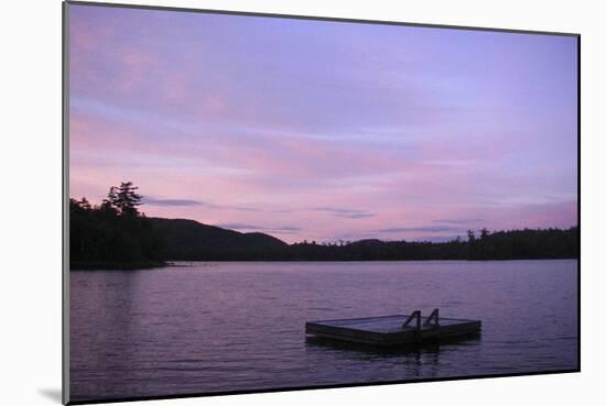 Pink Sunset Adirondacks-Erik Richards-Mounted Art Print