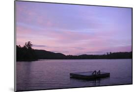 Pink Sunset Adirondacks-Erik Richards-Mounted Art Print