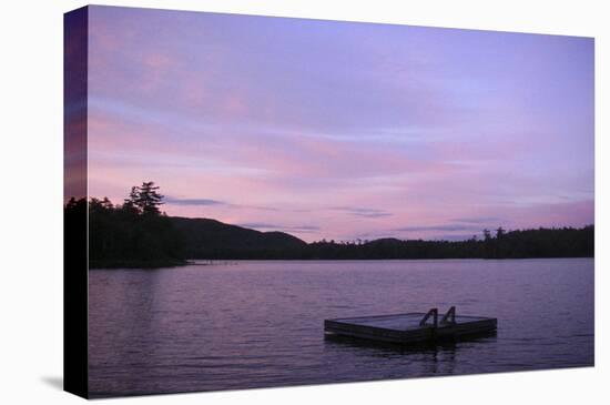 Pink Sunset Adirondacks-Erik Richards-Stretched Canvas