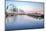 Pink Sunset over the Typical Red Houses Reflected in the Sea-Roberto Moiola-Mounted Photographic Print