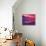 Pink Sunset-null-Stretched Canvas displayed on a wall
