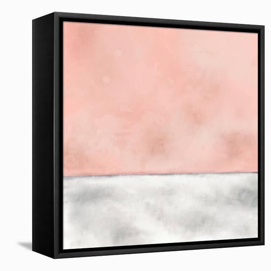 Pink Sunset-Ann Bailey-Framed Stretched Canvas