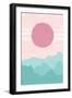 Pink Sunset-Martina-Framed Giclee Print