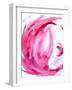 Pink Swirl II-L. Hewitt-Framed Art Print