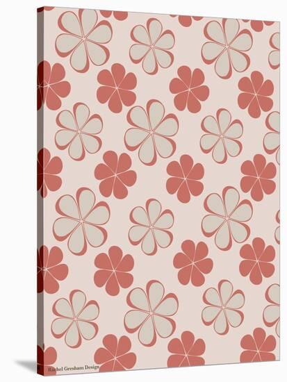 Pink Swirl Pattern-Rachel Gresham-Stretched Canvas