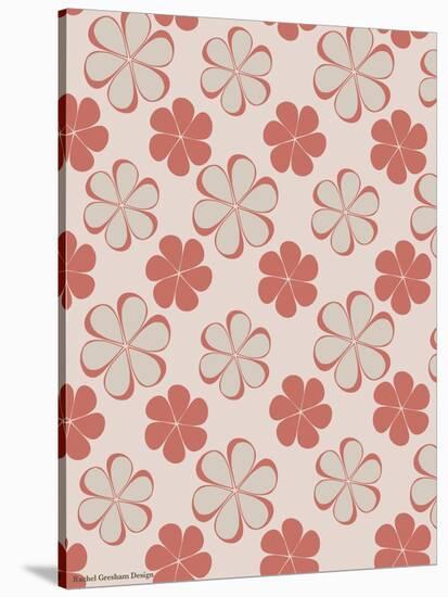 Pink Swirl Pattern-Rachel Gresham-Stretched Canvas