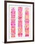 Pink Tiki Totems-Cat Coquillette-Framed Premium Giclee Print