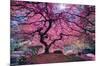 Pink Tree 2 by Moises Levy-Trends International-Mounted Poster