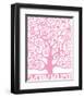 Pink Tree of Life-Gustav Klimt-Framed Premium Giclee Print