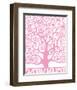 Pink Tree of Life-Gustav Klimt-Framed Premium Giclee Print