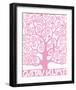 Pink Tree of Life-Gustav Klimt-Framed Premium Giclee Print