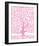 Pink Tree of Life-Gustav Klimt-Framed Premium Giclee Print