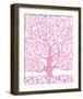 Pink Tree of Life-Gustav Klimt-Framed Premium Giclee Print