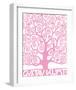 Pink Tree of Life-Gustav Klimt-Framed Premium Giclee Print