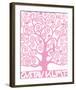 Pink Tree of Life-Gustav Klimt-Framed Premium Giclee Print