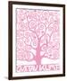 Pink Tree of Life-Gustav Klimt-Framed Premium Giclee Print