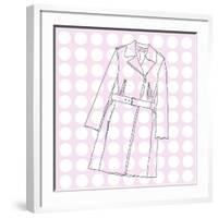 Pink Trench-Puntoos-Framed Art Print