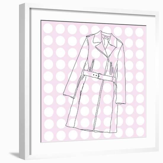 Pink Trench-Puntoos-Framed Art Print