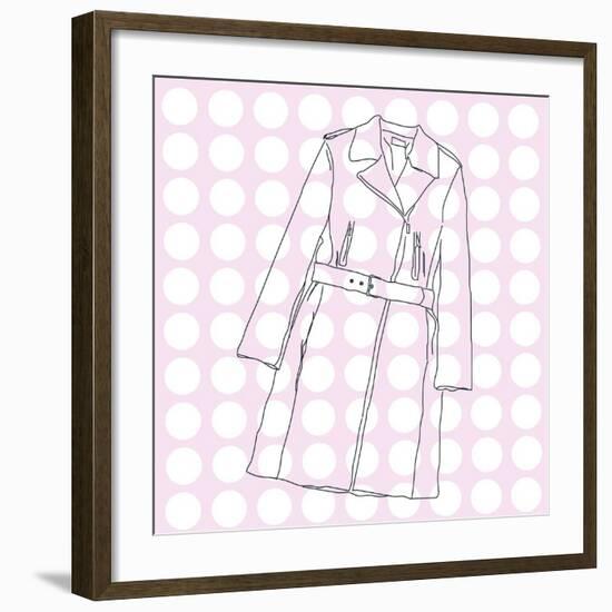 Pink Trench-Puntoos-Framed Art Print