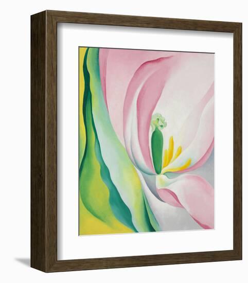 Pink Tulip, 1926-Georgia O'Keeffe-Framed Art Print