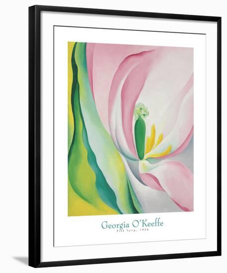 Pink Tulip, 1926-Georgia O'Keeffe-Framed Art Print