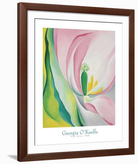 Pink Tulip, 1926-Georgia O'Keeffe-Framed Art Print