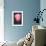 Pink Tulip-null-Framed Art Print displayed on a wall