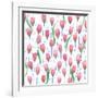 Pink Tulips-Elizabeth Rider-Framed Giclee Print