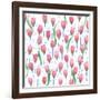 Pink Tulips-Elizabeth Rider-Framed Giclee Print