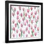 Pink Tulips-Elizabeth Rider-Framed Giclee Print