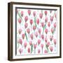 Pink Tulips-Elizabeth Rider-Framed Giclee Print