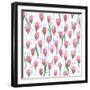 Pink Tulips-Elizabeth Rider-Framed Giclee Print