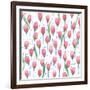 Pink Tulips-Elizabeth Rider-Framed Giclee Print