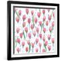 Pink Tulips-Elizabeth Rider-Framed Giclee Print