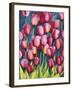 Pink Tulips-Mary Russel-Framed Giclee Print