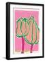 Pink Tulips-Ania Zwara-Framed Photographic Print