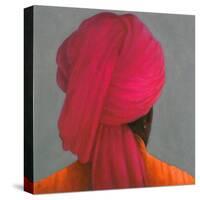 Pink Turban-Lincoln Seligman-Stretched Canvas