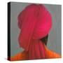 Pink Turban-Lincoln Seligman-Stretched Canvas
