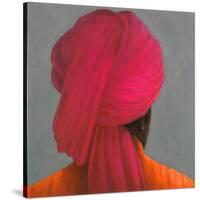 Pink Turban-Lincoln Seligman-Stretched Canvas